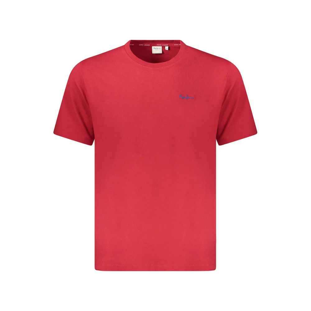 Pepe Jeans Red Cotton T-Shirt